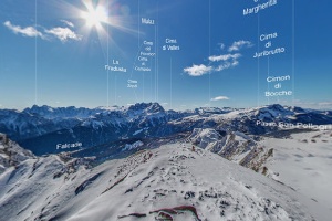 Winter Panorama in Forca Rossa